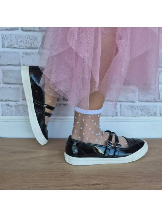 ⭐Converse Dainty Mary Jane Dark Romance Sz 9.5 Women shoes Sneaker Black A13654C - Picture 10 of 12